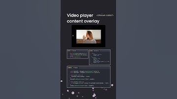 video player content#css