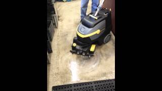 Demo of Karcher BR35/12C Compact Scrubber