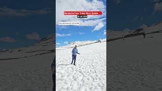 Baralacha Pass Today Show Update 📍#travel #update #manali #today #snow #new #baralachala #letest