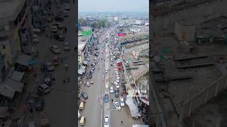 Swabi Bazar Aerial View Drone Footage