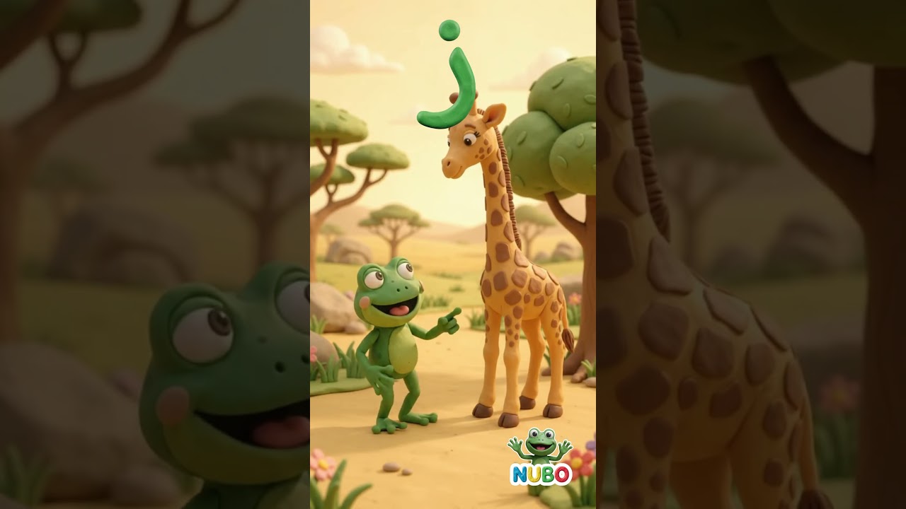 🦒🔤 ز مثل زرافة | تعلّم الحروف العربية مع نوبو 🐸 #تعلم_الحيوانات #تعليم_الأطفال
