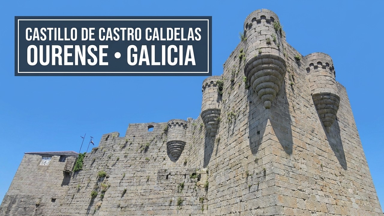 Espectacular paseo por el Castillo de Castro Caldelas