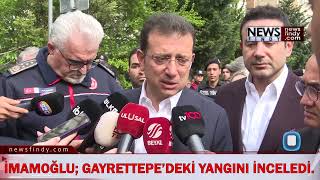 İmamoğlu Gayrettepedeki Yangında İçeride Yapılan Yapıyla İlgili Hiçbir Tadilat İnşaat Başvuru Yok