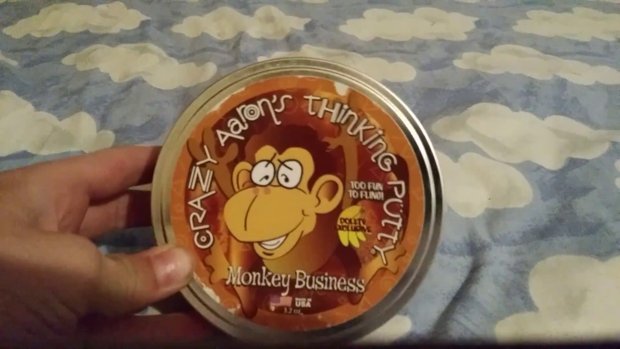 Crazy Aaron's Thinking Putty Monkey Business Doll TV exclusive