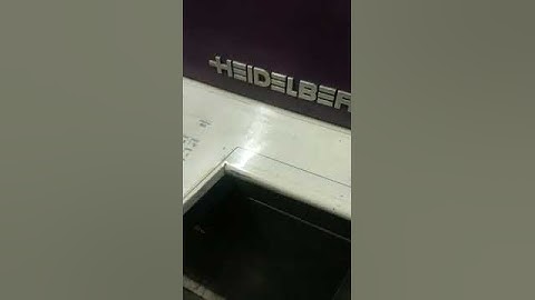 Heidelberg Printmaster #offsetprintingmachine #heidelberg