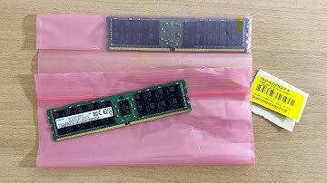 Samsung 2x64GB DDR4 3200MHz ECC Registered (buffered) M393A8G40AB2-CWE | Unboxing