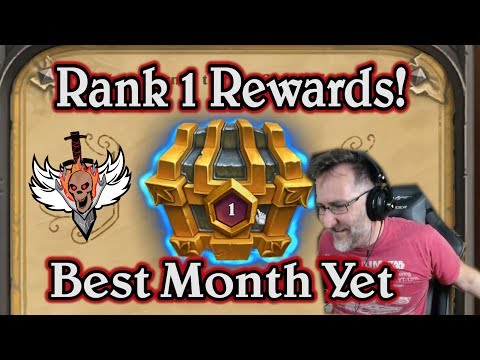 June Rank 1 Rewards and gameplay 🍀🎲 ~ Journey to Un'Goro ~ Hearthstone Heroes of Warcraft