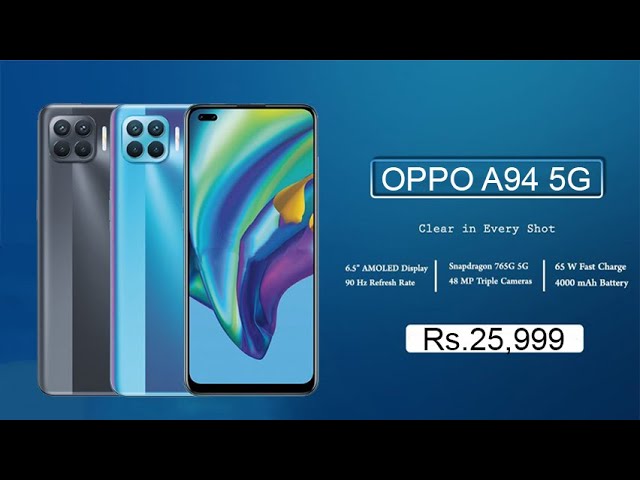 Oppo A94 5G Price, Official Look, Design, Camera, Specifications
