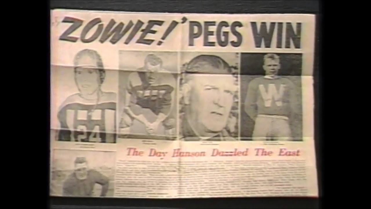 1935 Winnipeg Rugby Football Team YouTube