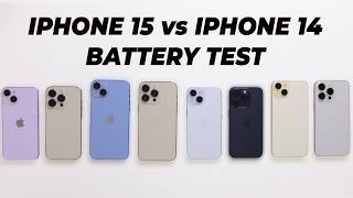 iPhone 15 vs iPhone 14: Battery Life Comparison by PhoneArena 49,718 views 4 months ago 8 minutes, 34 seconds