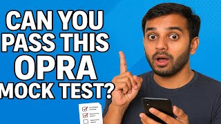 Can You Pass This OPRA Mock Test 2025? | Pharma 2025 Exam Readiness Challenge