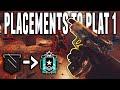 Placements to Plat 1 | Steel Wave | Rainbow Six Siege