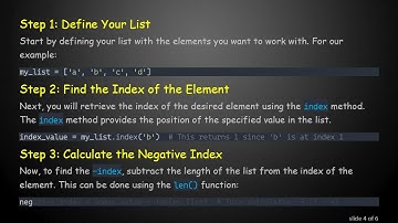 How to Find the -index of an Element in a List in Python