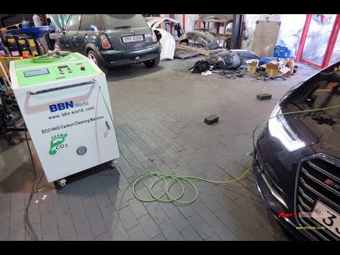 AUDI A6 3.0TDI brown gas carbon cleaning - YouTube
