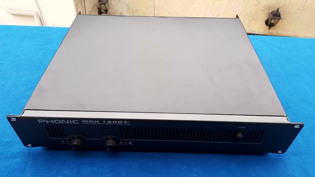 Phonic MAX 2500 - Music On High Power Amplifier - PA Amplifier