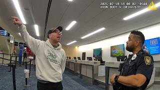 What Happens When You Refuse to Leave the Airport: A Bodycam Analysis