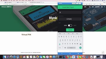 WFduino : Blynk 01 Get key