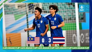 #AFCU23 - Group C | Malaysia 0 - 3 Thailand