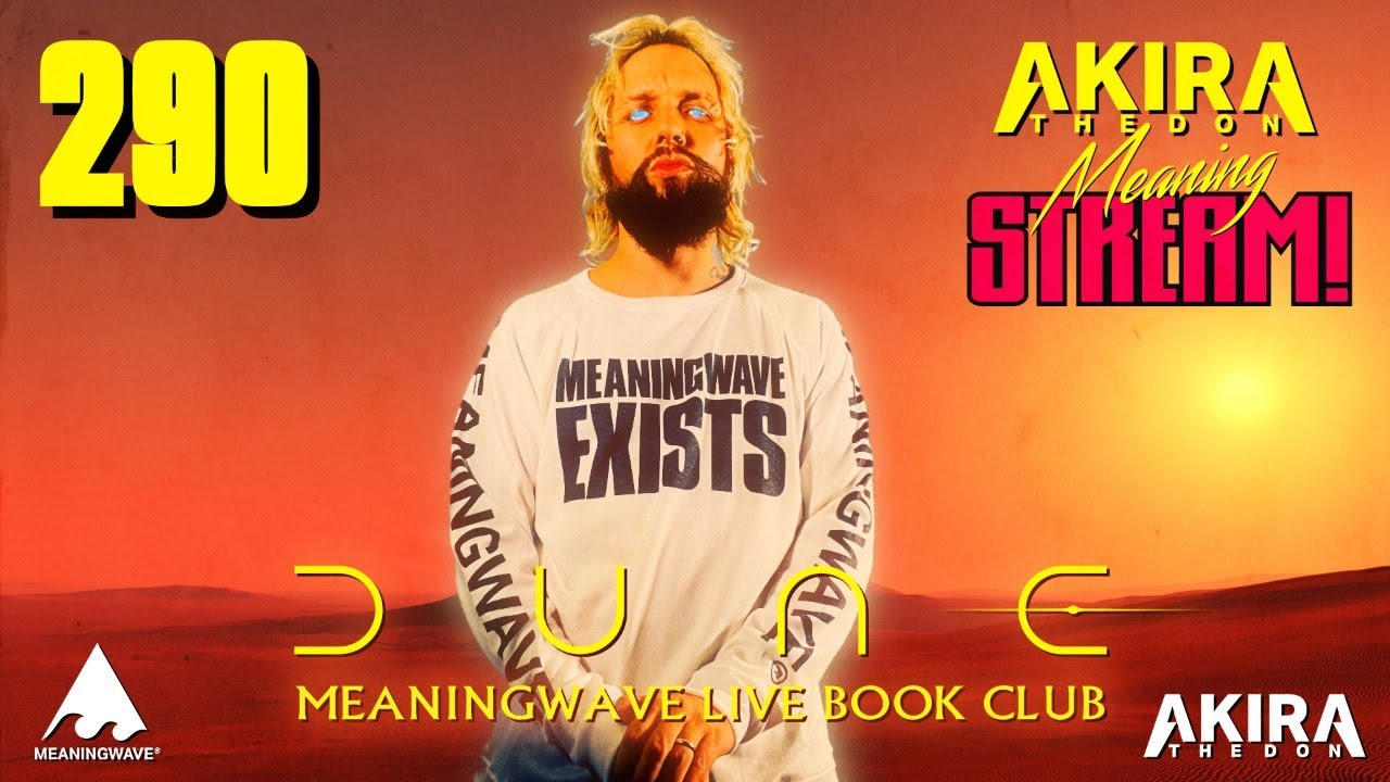 Watch DUNE: THE FINALE!!! 💿#19 & 20 MEANINGWAVE LIVE BOOK CLUB 📹 MEANING STREAM 290 on YouTube Watch DUNE: THE FINALE!!! 💿#19 & 20 MEANINGWAVE LIVE BOOK CLUB 📹 MEANING STREAM 290 on YouTube
