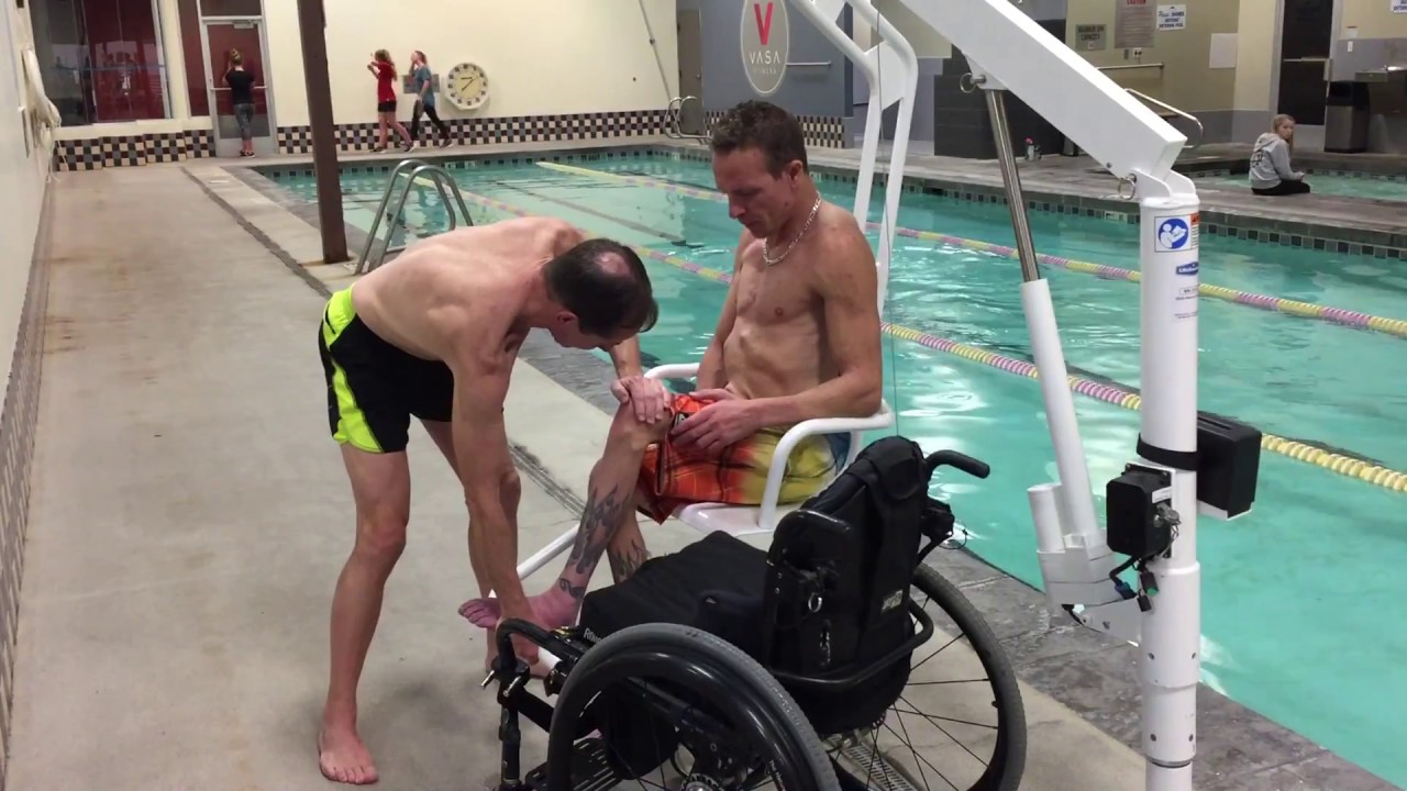 wheelchair swimming youtube