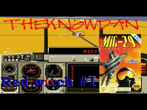 Видео: Mig 29 Fighter Pilot Прохождение на русском (Sega) Red Witch 1