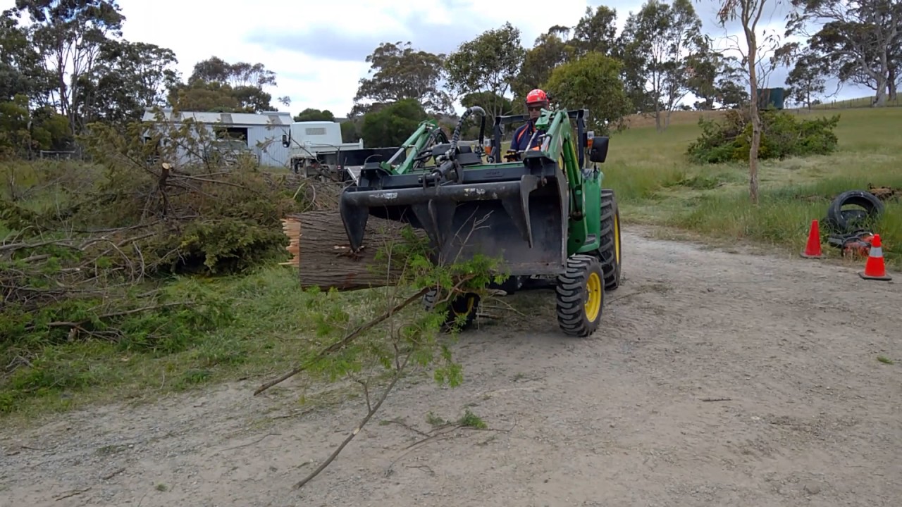Today's Job - Storm damage clean up - Part 1 - YouTube