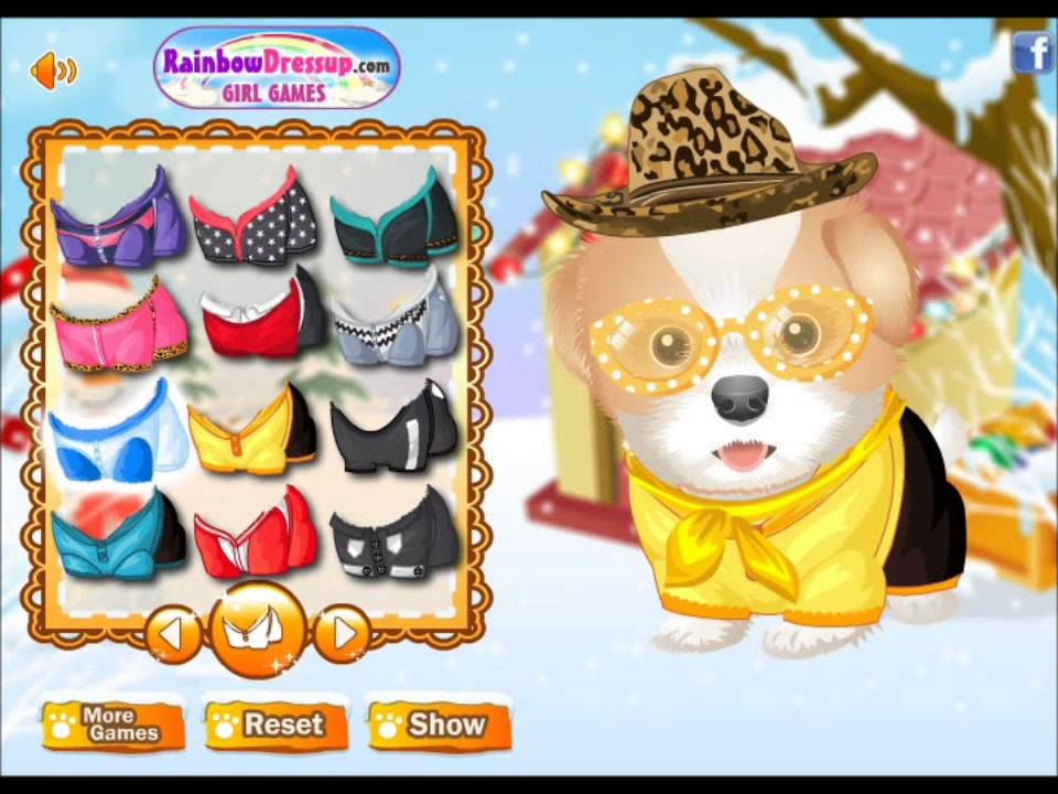 Amazing Snow Baby DogDress Up VideoNew Baby Games YouTube