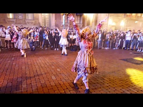 【usj】アイドルゾンビ ゾンビ・デ・ダンス    金髪美少女ゾンビ絶叫ダンス
