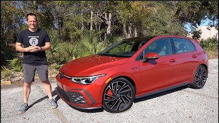 Is the NEW 2022 VW GTI a BETTER sport compact car than a Honda Civic Si?