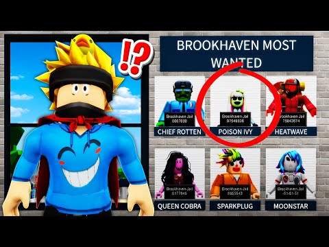 Catching BROOKHAVENS MOST WANTED CRIMINALS in Roblox BROOKHAVEN RP!!