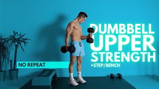 30 minute UPPER BODY STRENGTH Workout With Dumbbells screenshot 5