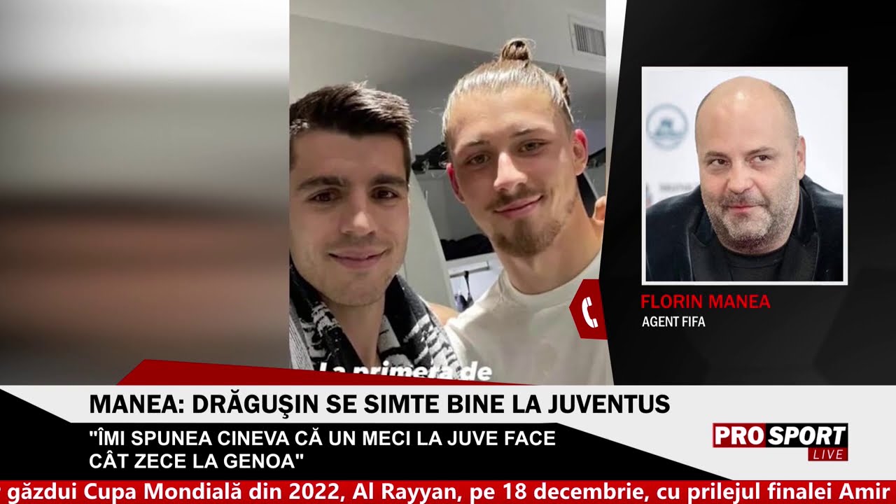 Fl Manea Radu Dragusin Mi A Zis Ca Nu Mai Gasea Aparatorile Inainte Sa Debuteze Pentru Juventus Youtube