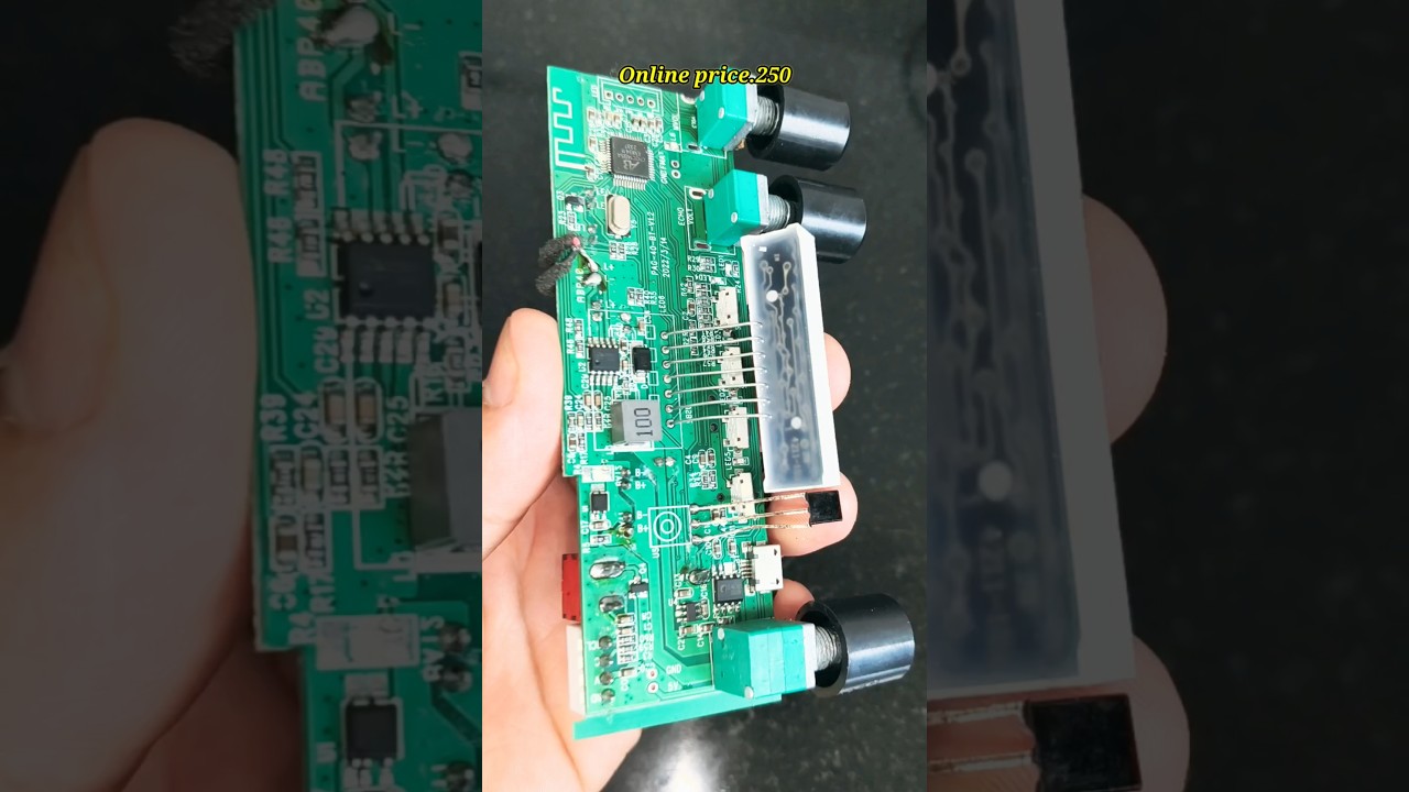 TROLLEY SPEAKER ACTIVE AMPLIFIER MIC BOARD || 