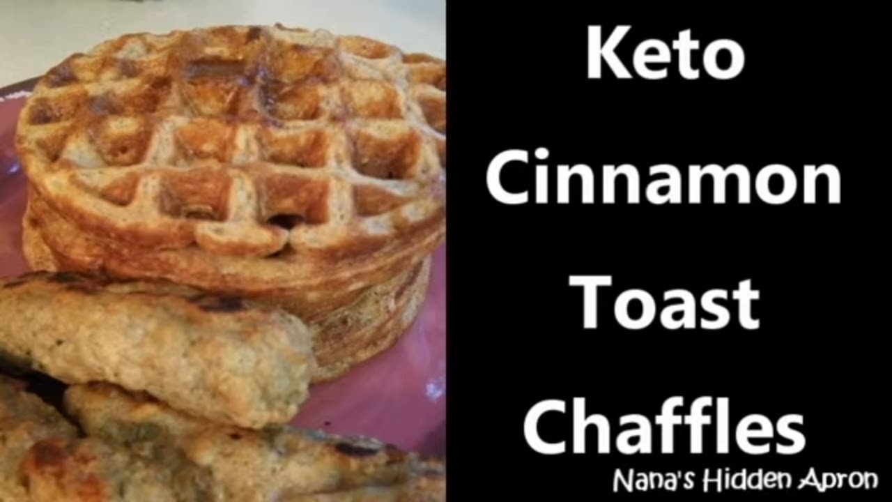 Cinnamon Toast Chaffles - Easy Keto Recipe 