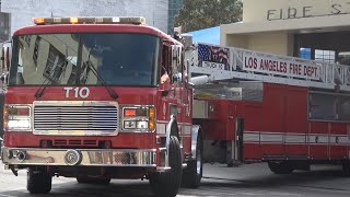 (Tones) LAFD Light Force 10 & Rescue 10 Responding