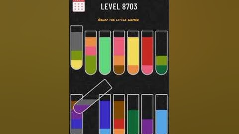 Water sort puzzle level 8703