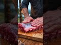 Slow Cooked Beef Ribs in the Rain 🔥🍖