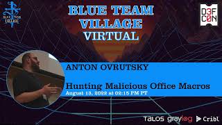 Hunting Malicious Office Macros (DEF CON 30, Virtual)