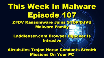TWIM Ep107: ZFDV Ransomware, Laddleoser.com, & Altruistics Pave Destructive Paths On Computers