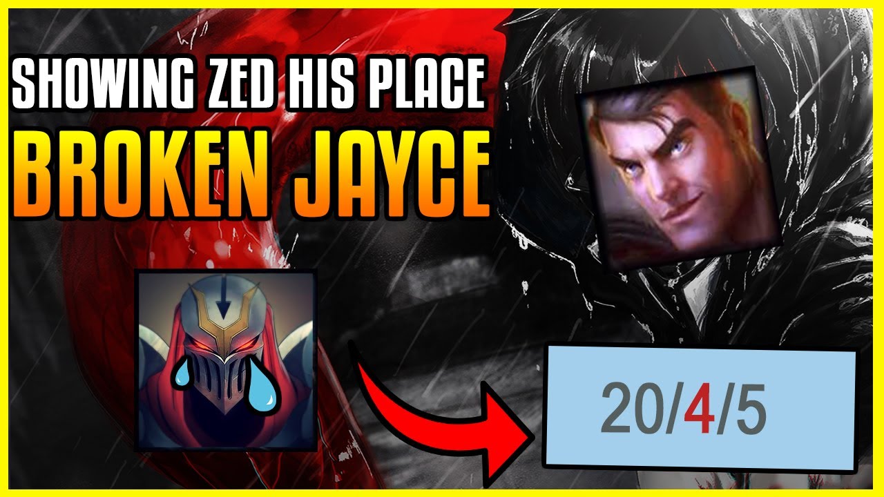HARD STOMPING THE ENEMY ZED + HIS JGLE ! ! ! | FMJ Friday ! | Jayce VS Zed Mid