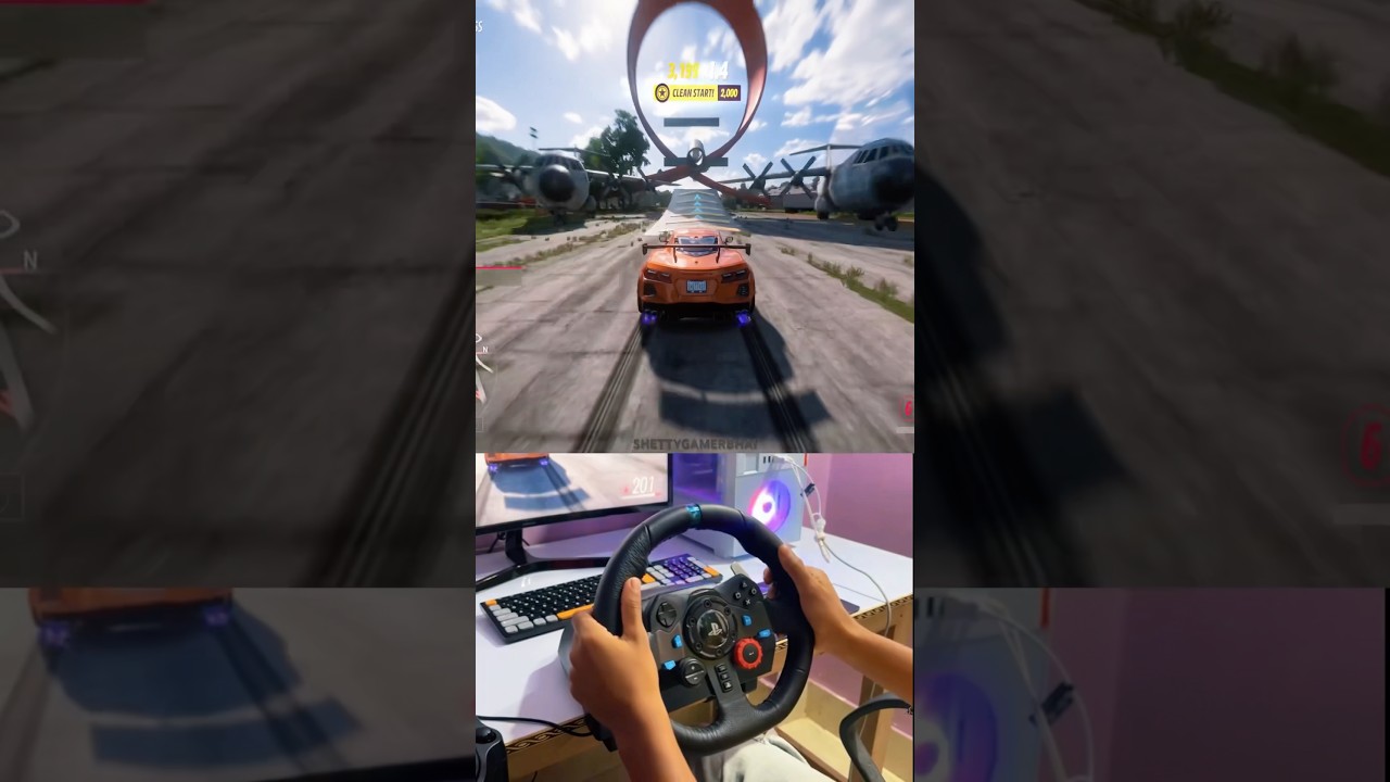 🔥 Realistic Racing Experience with Steering Wheel | Crazy Hot Wheels Track Challenge!