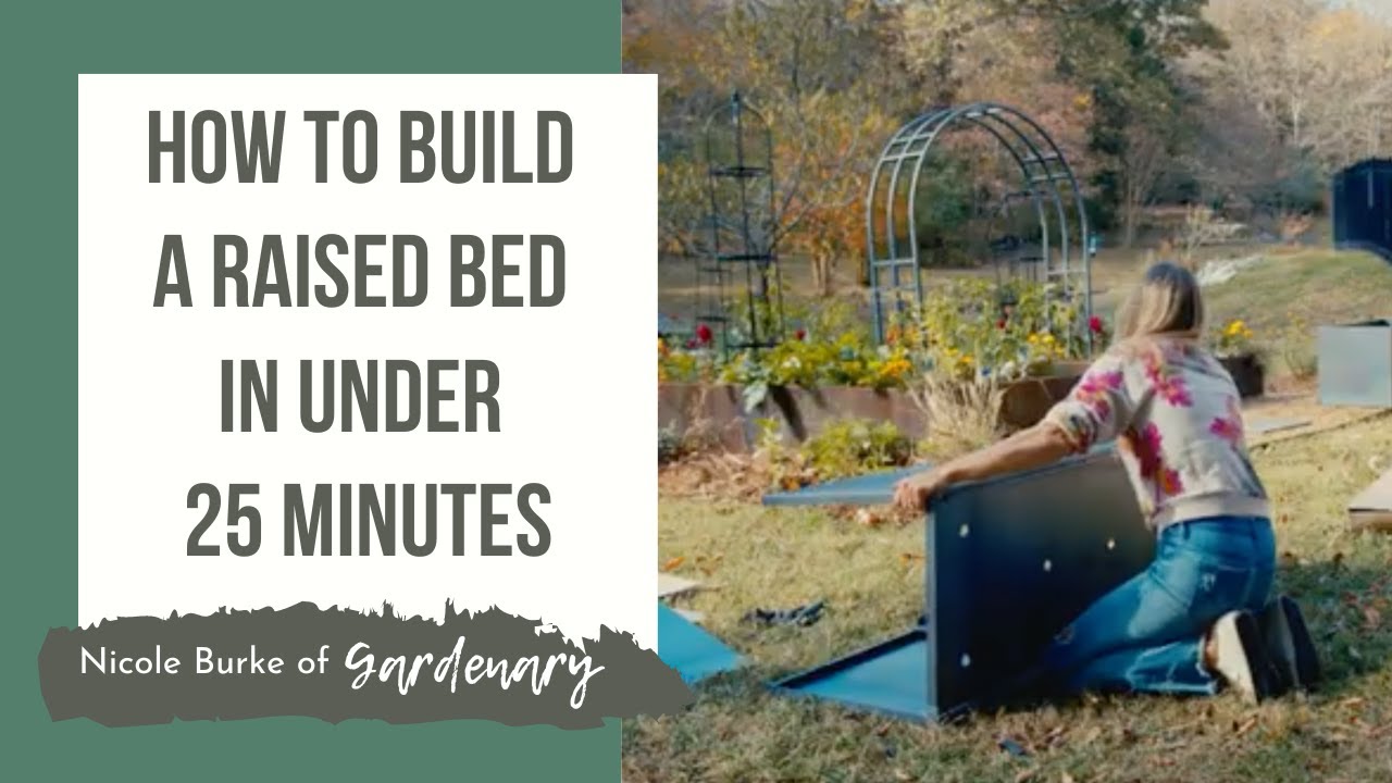 How to Build a Raised Bed in Under 25 Minutes
