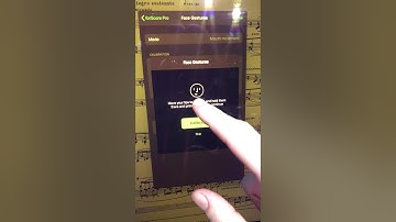 ForScore for iPad Pro - Face gesture for page turning