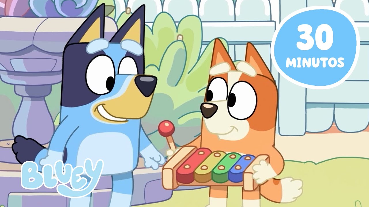 Bluey e Bingo Momentos de Irmãos 🧡 💙 | 30 MINUTOS | Bluey Português Brasil Canal Oficial