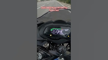 2025 OBD2 Pulsar Rs 200 Top Speed Test #pulsarrs200 #topspeed #review