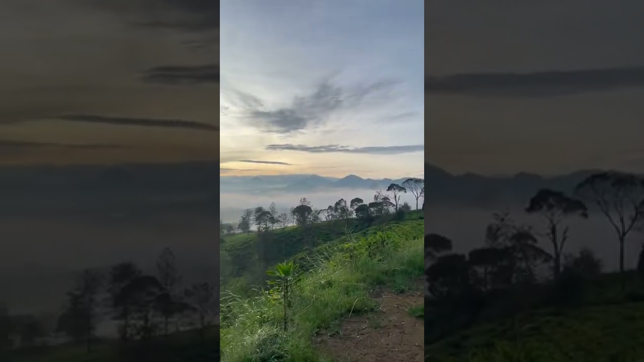 The Beauty of Cukul Sunrise Point in Java, Indonesia and its Nature Sound