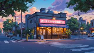 Quiet Japanese Street Coffee Shop  Relaxing Lofi To Help You Focus U0026 Sleep Betterlofi Chill Beats