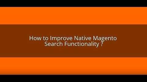 Tutorial - How to fix magento search bug