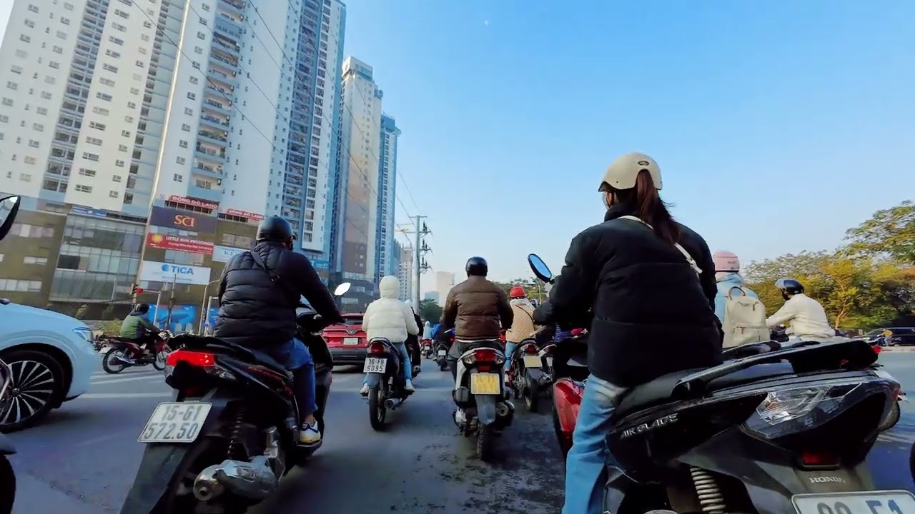 winter driving through the city | relaxing driving asmr ep1