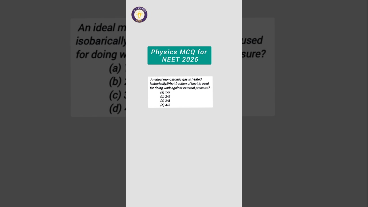 NEET 2025 daily Physics MCQ practice by J Akhter Sir